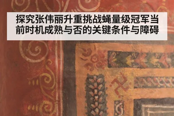 探究张伟丽升重挑战蝇量级冠军当前时机成熟与否的关键条件与障碍